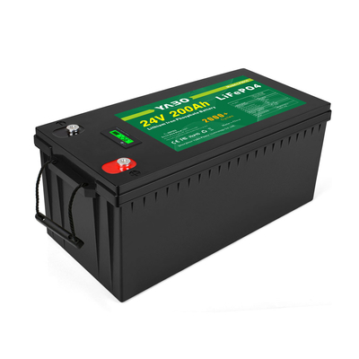 Depolama Enerji Sistemi Derin Döngüsü için 25,6 V Lifepo4 Pil Paketi 24V 200Ah Lityum İyon