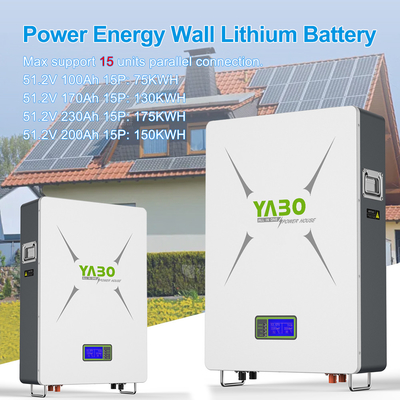Diy Lifepo4 Powerwall 48V 170Ah 200Ah 230Ah Güneş Enerjisi Sistemi Depolama