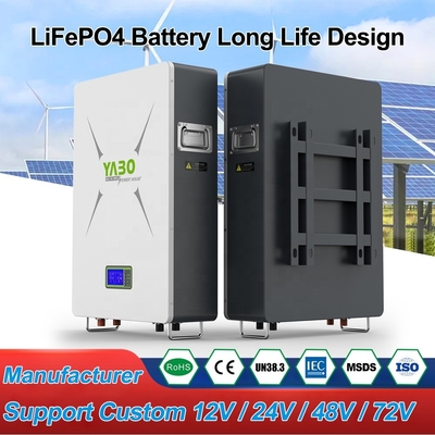 24v Lifepo4 Güç Duvarı 5KWh 8.7KWh 10KWh 48V 170Ah