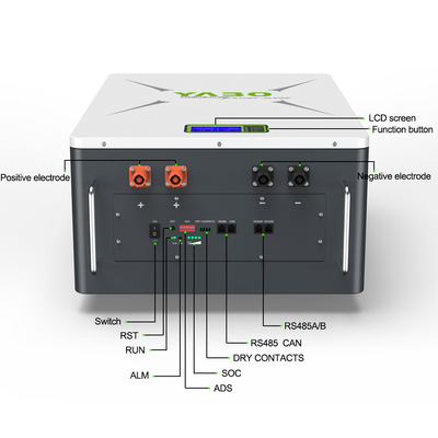 Lifepo4 Powerwall Lityum İyon Pil Yenilenebilir Enerji Solar 48v 200ah 230Ah