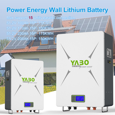 5kw 10kwh 48v Lifepo4 Ev Bataryası 200Ah Şarj Edilebilir 16S1P Prizmatik Hücre