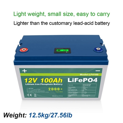 200Ah 300Ah 100Ah 12V 32700 lifepo4 pil takımı LCD Güç Ekranı Akıllı BMS