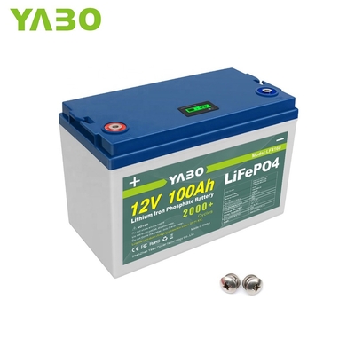 12v 100ah Lityum Demir Lifepo4 Pil BMS Enerji Güneş Kontrolü 12V