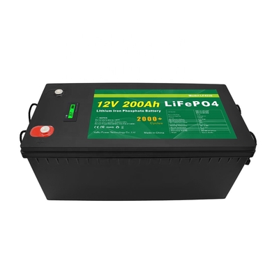 lifepo4 Solar UPS için 12v 200ah lityum demir fosfat pil paketi