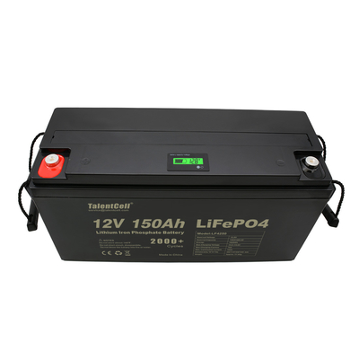 lityum demir fosfat pil 150ah lifepo4 hücreleri 12v LED Ekran