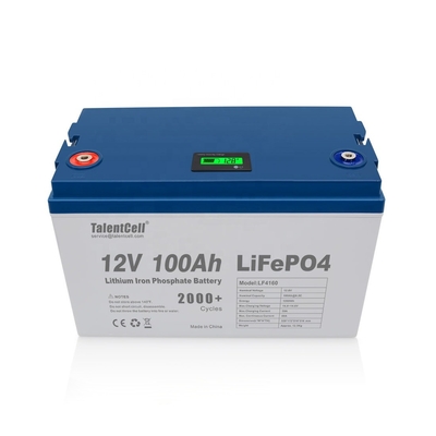 Lifepo4 Golf Pil Solar RV Şarj Edilebilir 100ah 12v lityum lifepo4 pil