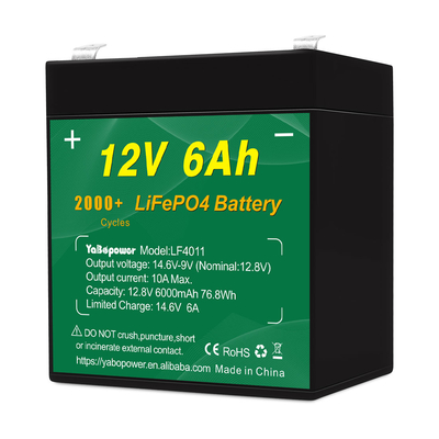 12v lifepo4 araç aküsü Düşük Sıcaklık Döngüsü 12.8v 10ah 5ah 6ah