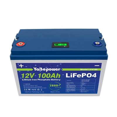 Solar Golf Arabaları için Şarj Edilebilir Lifepo4 Pil 12v 300ah 100Ah 200Ah Bms