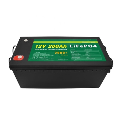 RV BMS 100ah 12v Lityum Lifepo4 Pil Derin Döngüsü 2000 Kez
