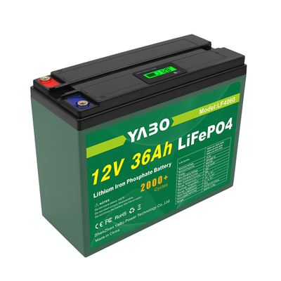 Solar Depolama Enerjisi Derin Döngüsü için 12V 36Ah Lifepo4 Pil