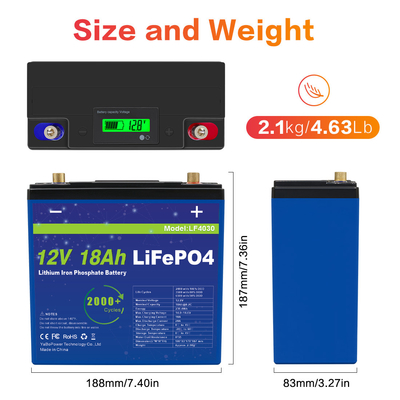10ah 15ah 18ah 22ah Lifepo4 Şarj Edilebilir Pil 12v Lifepo4 Ebike Pil