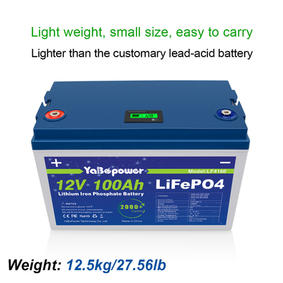 3kw 5kw 10kw Lifepo4 Pil 100ah 105ah 2000 Döngü Derin Döngü RV E Bisiklet