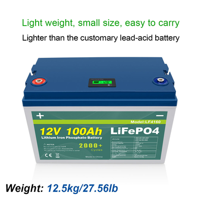 Fabrika Özelleştirilmiş Sıcak Satış Ürünleri Ucuz Lityum İyon Lifepo4 Pil 100ah 12v