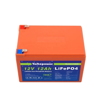 12.8v 12v 12ah Lifepo4 Pil Şarj Edilebilir Deşarj Akımı 6A