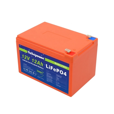 12.8v 12v 12ah Lifepo4 Pil Şarj Edilebilir Deşarj Akımı 6A