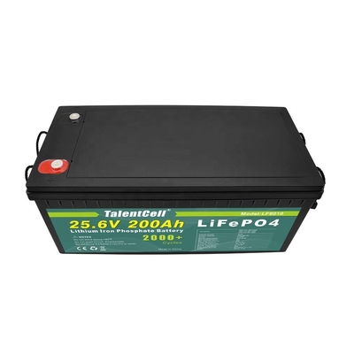24v 200Ah Lifepo4 Güneş Pili bankası lityum Diy CE ROHS 36 Ay Garanti