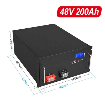Golf Arabası 48V Lifepo4 Pil 200Ah Akıllı BMS Derin Döngü Depolama Lityum İyon