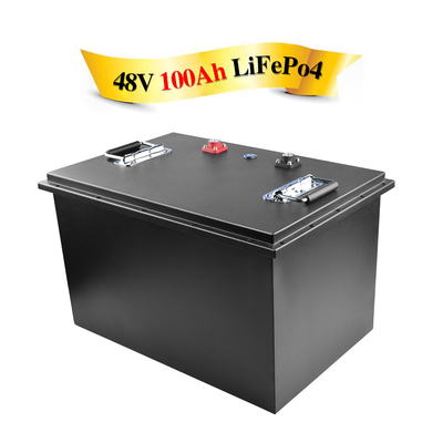 48v 100ah Lifepo4 Pil Su Geçirmez M8 Terminalleri