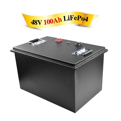48v 51.2V 100AH ​​Su Geçirmez Lifepo4 Pil Elektrikli Bisiklet Lityum İyon Güneş