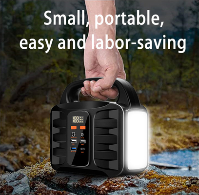 Güneş Enerjili Taşınabilir Güç İstasyonu 220v Ac Çıkışı 150W 50000mAh Jeneratör Kaynağı
