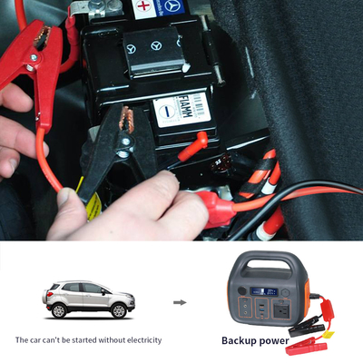 Ev 110v 220v Kamp Güneş Jeneratörü 300W açık taşınabilir güç istasyonu, araba çalıştırma ile