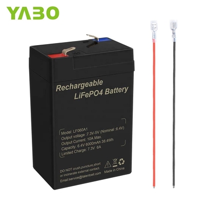 Marine Deep Cycle Lifepo4 Pil 6V 5Ah 2.5Ah 4Ah 4.5Ah 6Ah Güneş Paneli