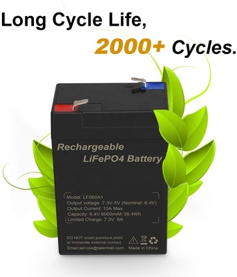 Marine Deep Cycle Lifepo4 Pil 6V 5Ah 2.5Ah 4Ah 4.5Ah 6Ah Güneş Paneli