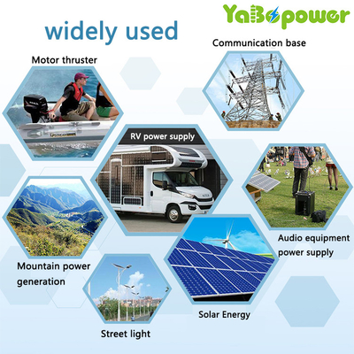 Yazılım BMS Lifepo4 Pil 24v 50ah 25.6V 52.8Ah 2000'den Fazla Döngü