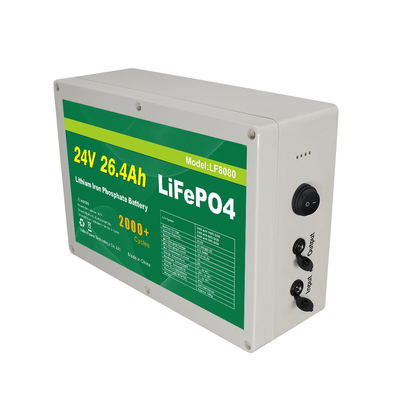 Güneş Paneli UPS Lityum İyon için 26.4Ah 25.6v Lifepo4 Pil Paketi Derin Döngüsü