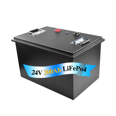 24 Volt Lifepo4 Forklift Akü Elektrikli Su Geçirmez Kılıf Özgeçmiş Monitör 200Ah