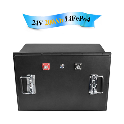 24 Volt Lifepo4 Forklift Akü Elektrikli Su Geçirmez Kılıf Özgeçmiş Monitör 200Ah