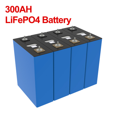 3.2V 300Ah Lifepo4 Pil Hücresi 4000 Çevrim Ömrü A Sınıfı Seviye Standardı