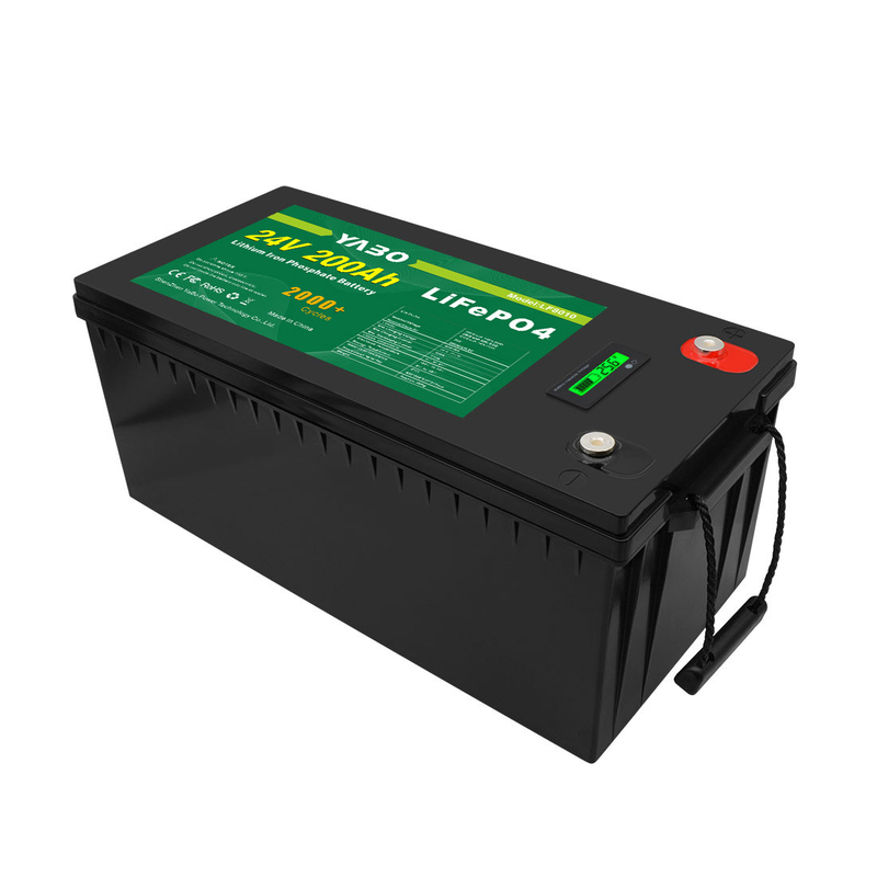 Depolama Enerji Sistemi Derin Döngüsü için 25,6 V Lifepo4 Pil Paketi 24V 200Ah Lityum İyon