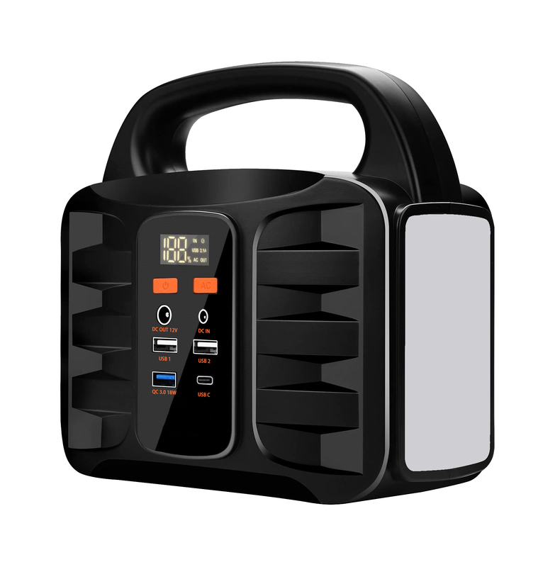Güneş Enerjili Taşınabilir Güç İstasyonu 220v Ac Çıkışı 150W 50000mAh Jeneratör Kaynağı